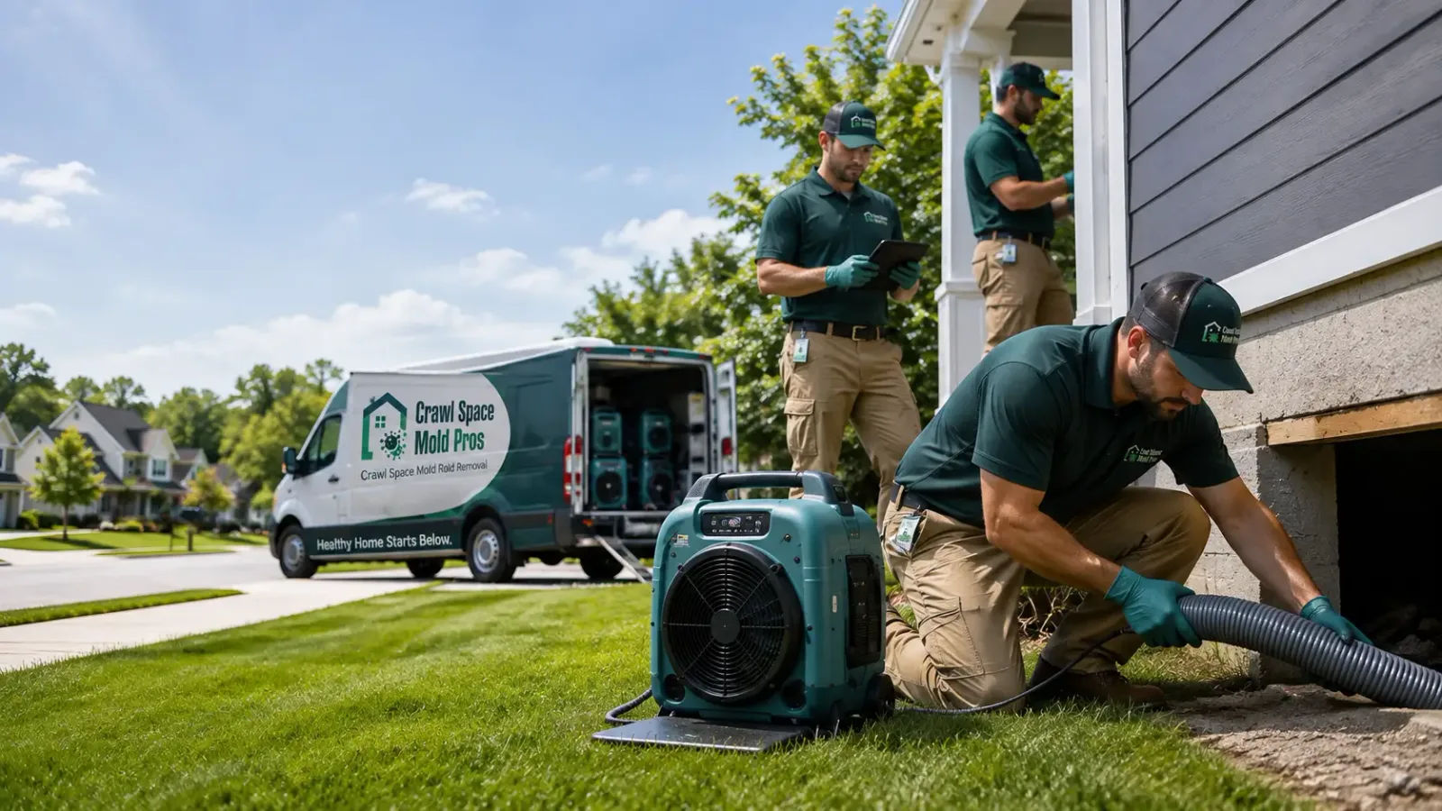 Crawl Space Mold Removal in Renville, MN